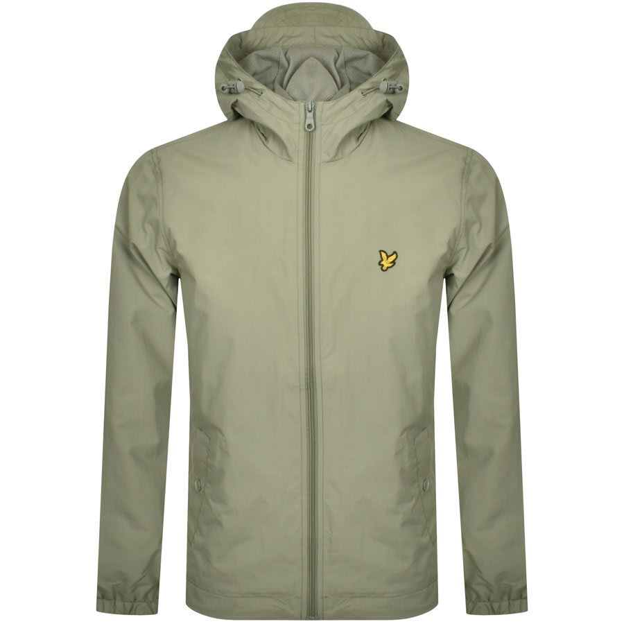 Alternative Image for ProductLyle And Scott Hooded Windbreaker Jacket Green1